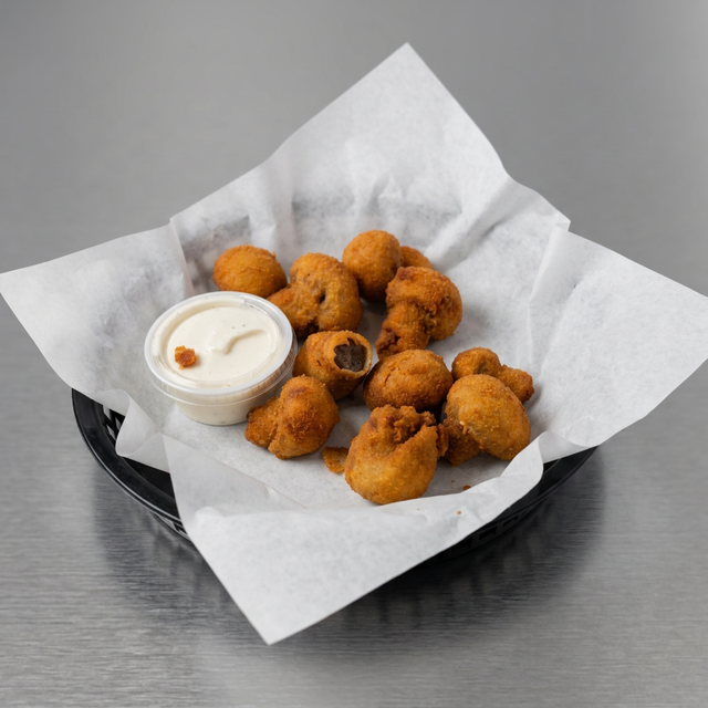 Breaded Mushrooms.